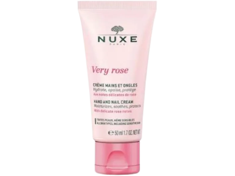 NUXE Very Rose różany krem do rąk i paznokci, 50 ml