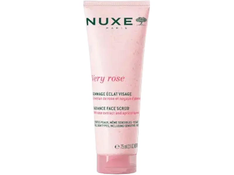 Nuxe Very Rose rozświetlający, peeling, 75 ml