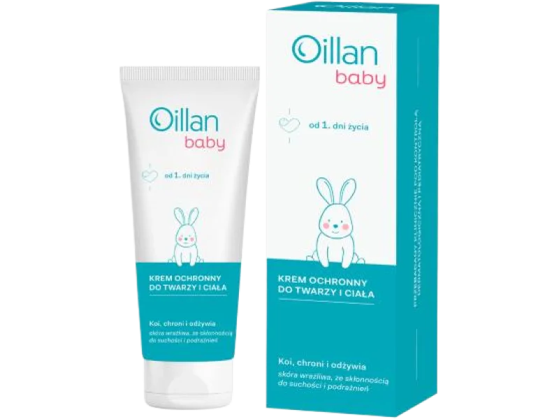 OILLAN Baby Krem ochronny do twarzy i ciała, 75 ml
