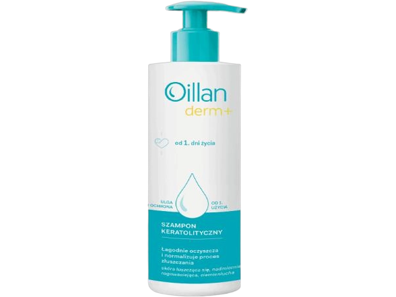 Oillan Derm+ szampon keratolityczny, 180 ml