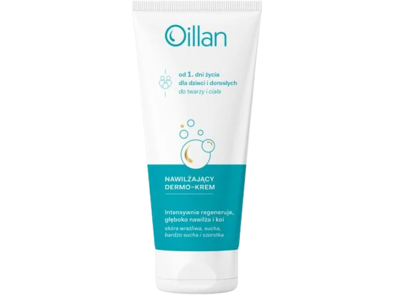 OILLAN Nawilżający dermo-krem do twarzy i ciała, 200 ml