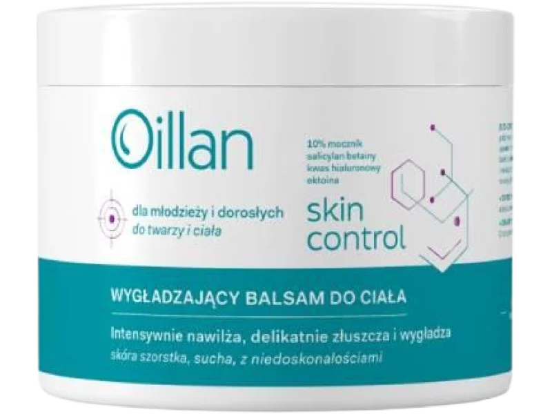 Oillan Skin Control Wygładzający balsam nawilżający do ciała i twarzy z 10% mocznikiem, 500 ml