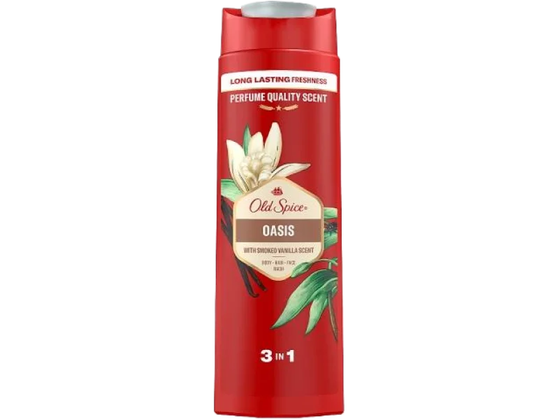 Old Spice Oasis Żel pod prysznic i szampon dla mężczyzn 3w1, żel, 400 ml