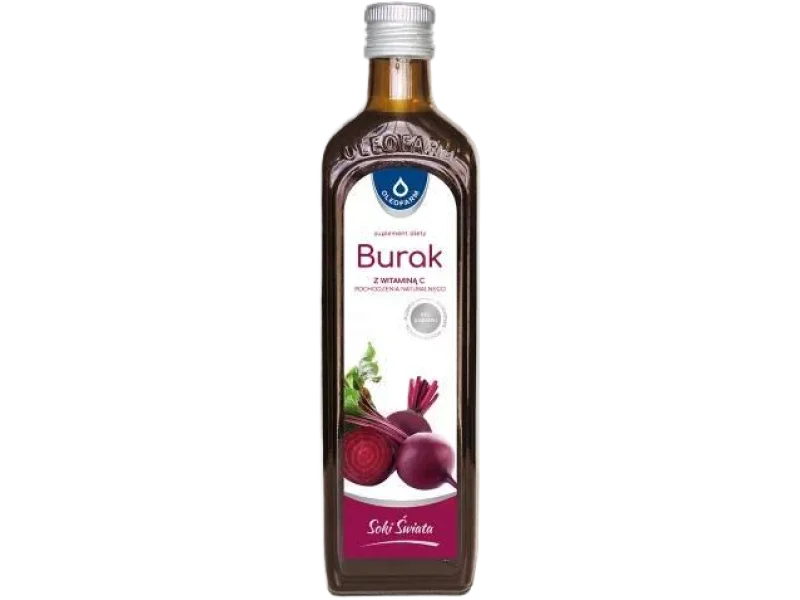 Oleofarm Burak z witaminą C, płyn, 490 ml