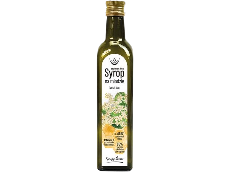 Oleofarm syrop na miodzie kwiat bzu, 250 ml