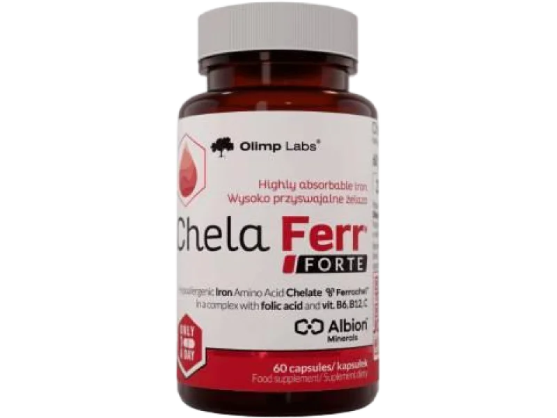 Olimp Chela-Ferr Forte, kapsułki, 28 mg, 60 kaps.