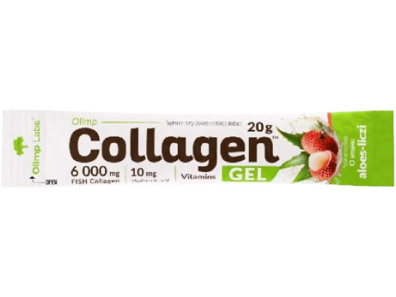 Olimp Collagen Gel o smaku aloes-liczi, żel, 20 g