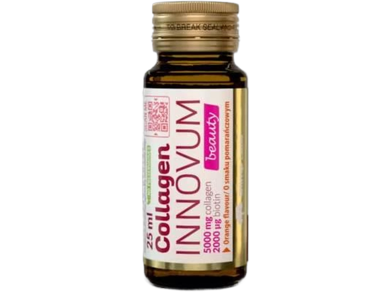 Olimp Collagen Innovum Beauty, smak pomarańczowy, płyn, 25 ml