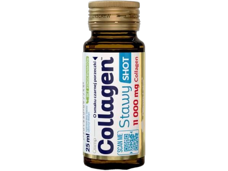 Olimp Collagen stawy shot, smak czarnej porzeczki, płyn, 25 ml