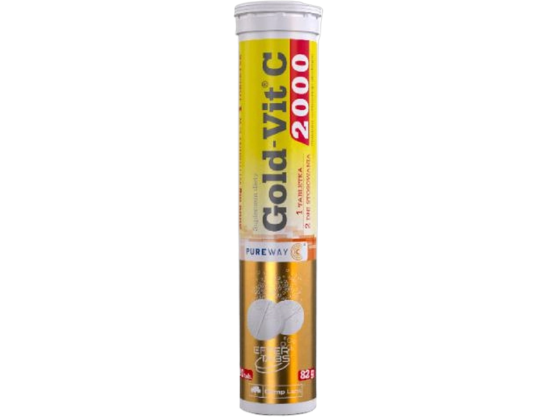 Olimp Gold-Vit C, tabletki musujące, 1000 mg, 20 tabl.