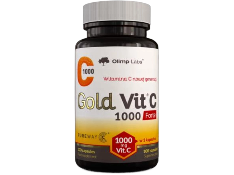 Olimp Gold-Vit C Forte, kapsułki, 1000 mg, 100 kaps.