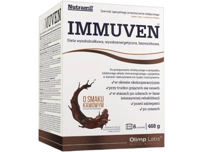 Olimp Labs Immuven, smak kawowy, proszek, 6 sasz.