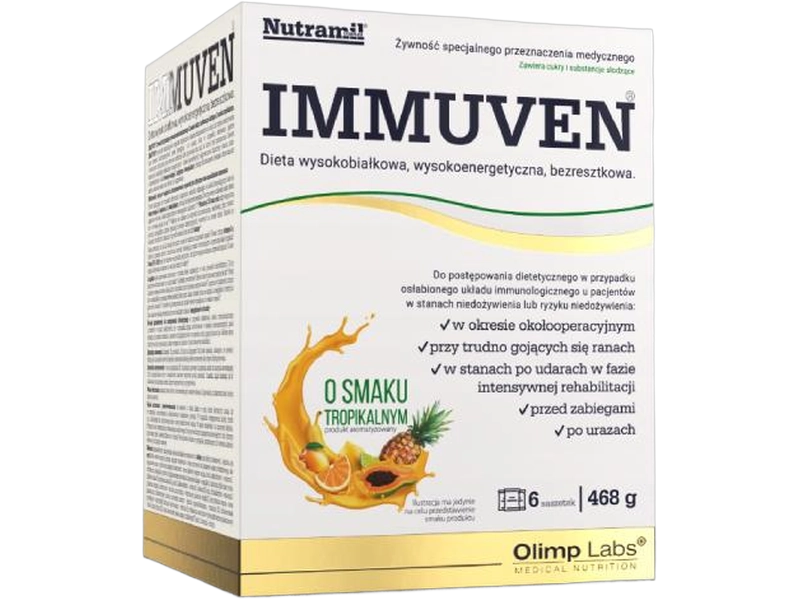 Olimp Labs Immuven, smak tropikalny, proszek, 6 sasz.