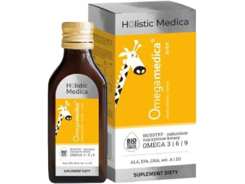 OMEGAMEDICA Kids cytryna-banan, płyn, 100 ml