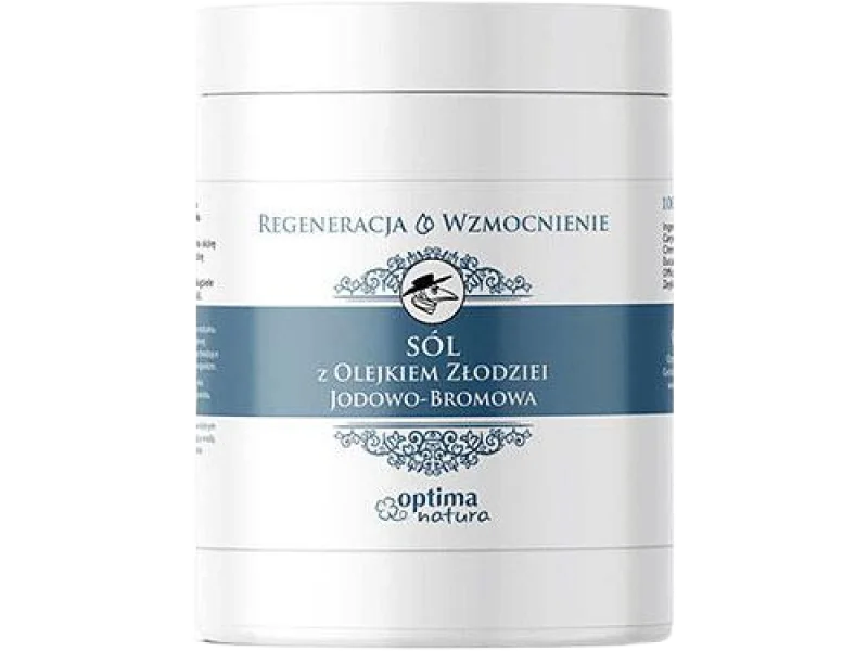 OPTIMA NATURA Sól z Olejkiem Złodziei jodowo-bromowa, 1000 g