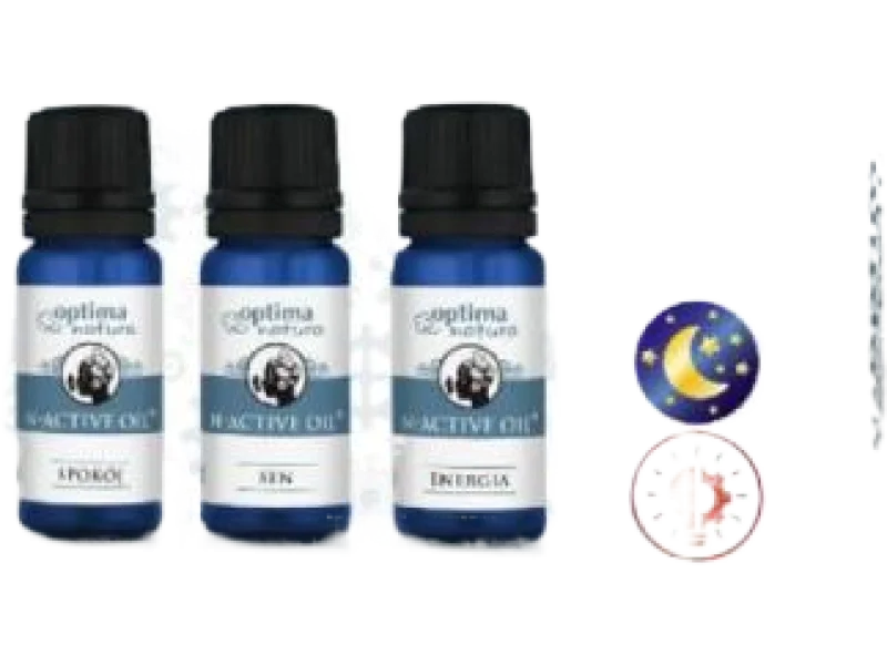 OPTIMA NATURA Zestaw Spokój Sen Energia olejki eteryczne, olejek, 3×10 ml