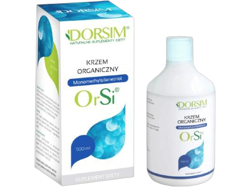 Orsi krzem organiczny, płyn, 14,4 mg/100 ml, 500 ml