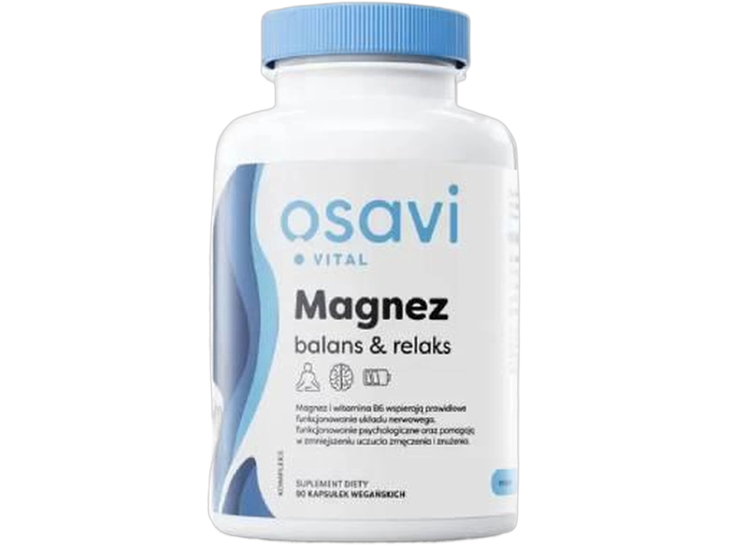 OSAVI Vital Magnez balans & relaks, kapsułki, 90 kaps.