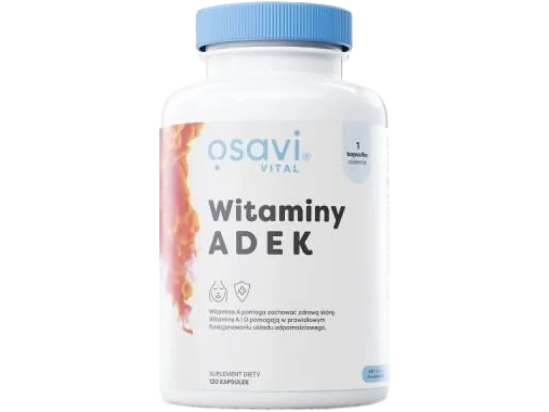Osavi Witaminy ADEK, kapsułki miękkie, 120 kaps.