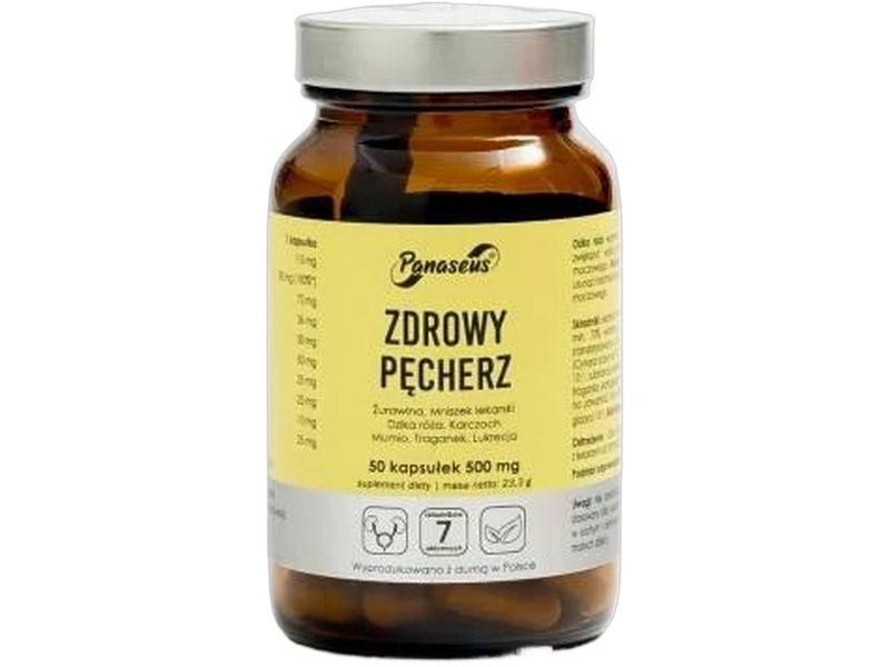 Panaseus Zdrowy pęcherz, kapsułki, 50 kaps.