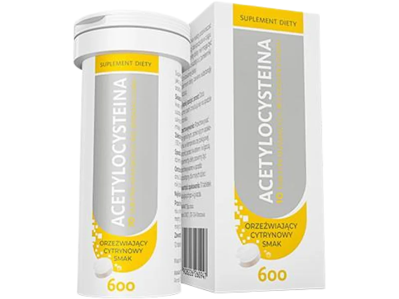 Panawit acetylocysteina, tabletki musujące, 10 tabl.