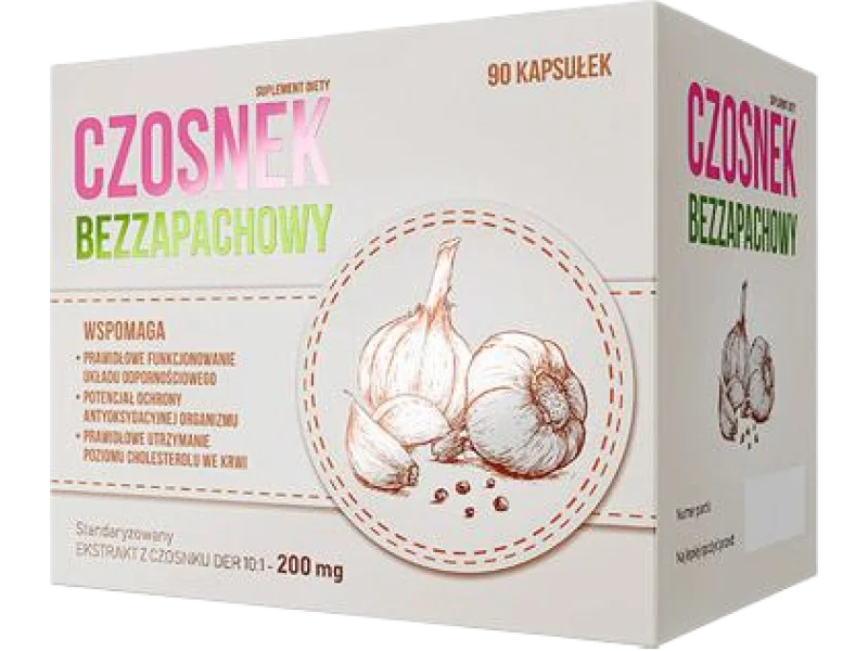 Panawit Czosnek bezzapachowy, kapsułki, 90 kaps.