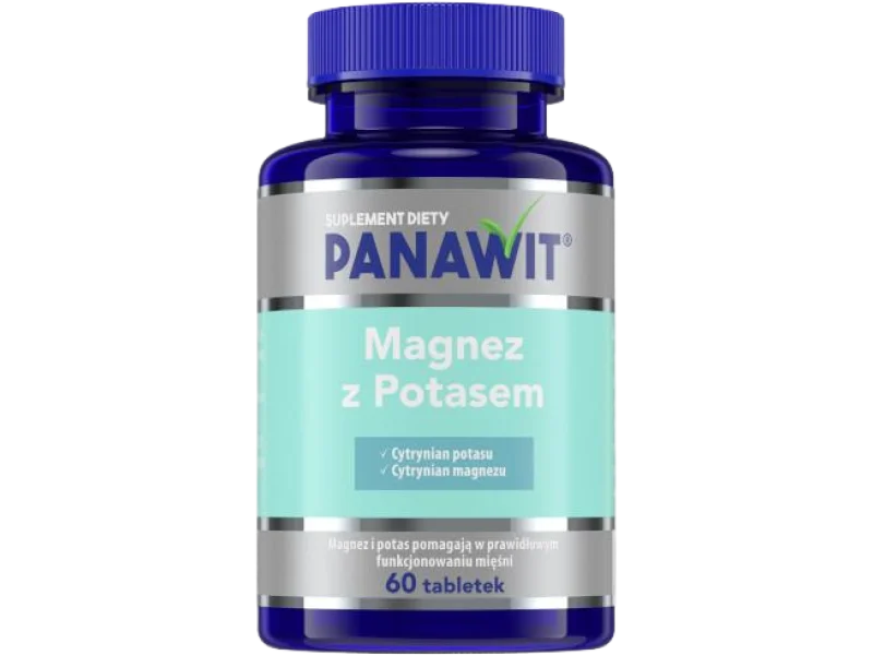 PANAWIT Magnez z potasem, tabletki, 60 tabl.