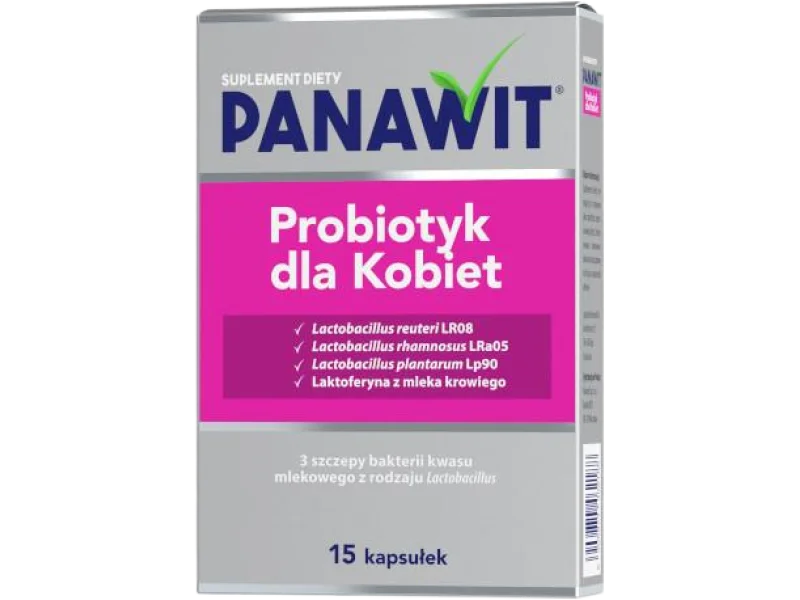Panawit Probiotyk dla kobiet, kapsułki, 15 szt.