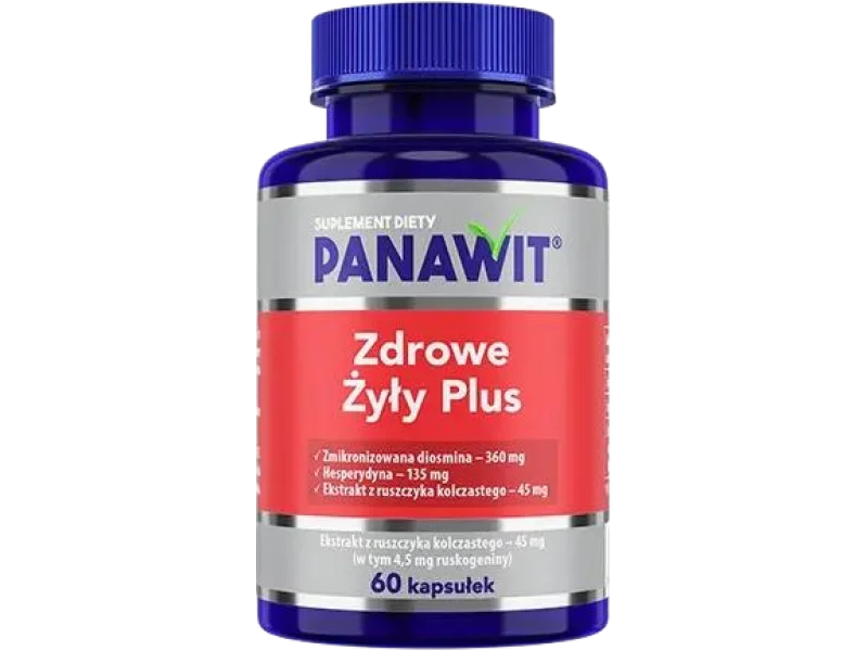 Panawit Zdrowe żyły Plus, kapsułki, 60 kaps.