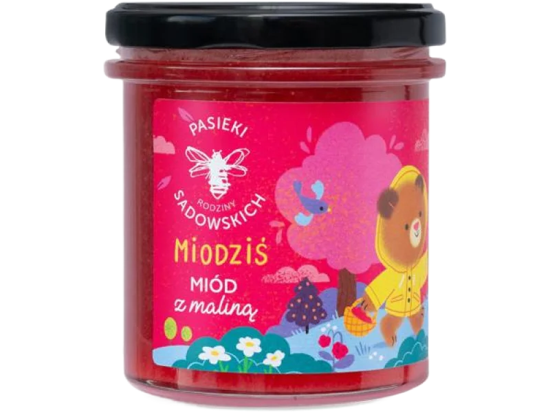 PASIEKI RODZINY SADOWSKICH Miodziś miód z maliną, 430 g
