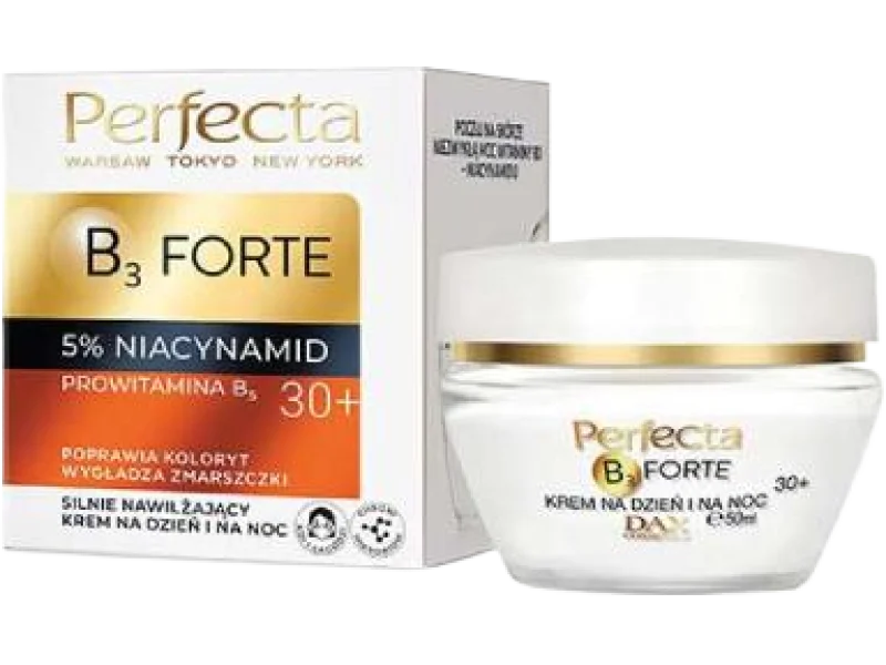Perfecta B3 Forte silnie nawilżający na dzień i na noc 30+, krem, 50 ml