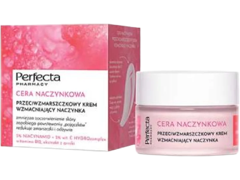 Perfecta cera naczynkowa przeciwzmarszczkowy krem wzmacniający naczynka, 50 ml