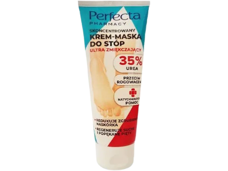 Perfecta Pharmacy Skoncentrowany Krem-Maska Do Stóp Ultra Zmiękczający 35% Urea, 35%, 80 ml
