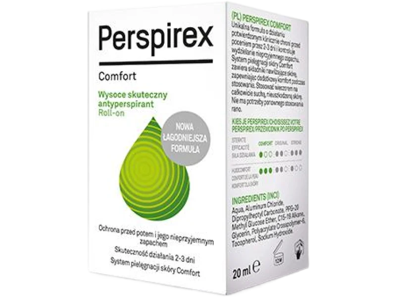 PERSPIREX COMFORT Antyperspirant, roll-on, 20 ml