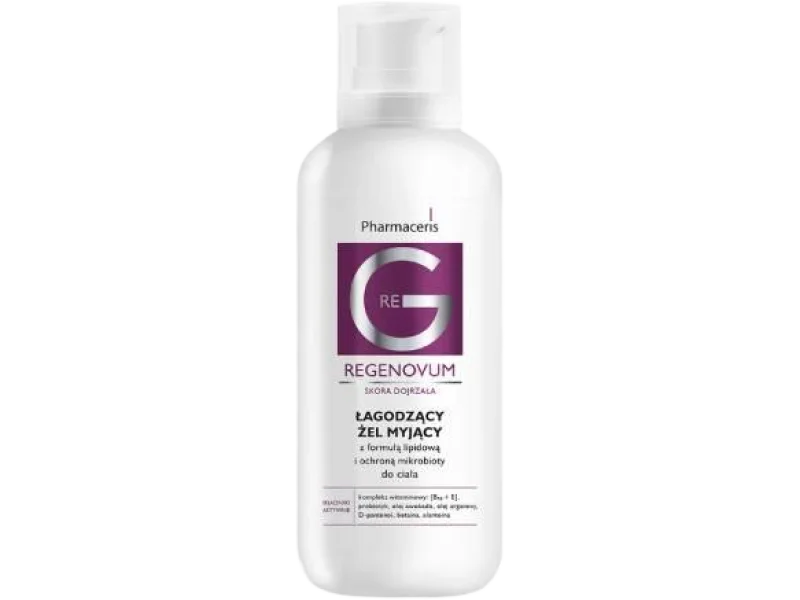 Pharmaceris G Regenovum Łagodzący żel myjący do ciała, 400 ml