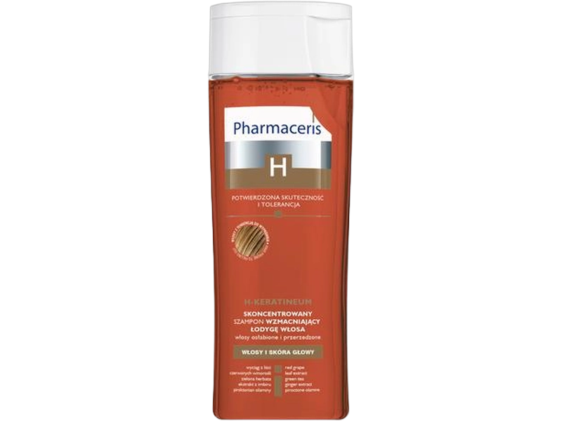 Pharmaceris H-Keratineum skoncentrowany szampon wzmacniający łodygę włosa, 250 ml