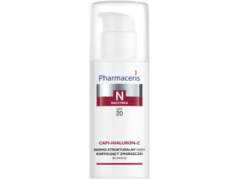 PHARMACERIS N CAPI-HIALURON-C Krem dermo-strukturalny korygujący zmarszczki SPF 20, 50 ml