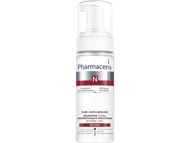 Pharmaceris N Puri-Capiliqmusse delikatna pianka wzmacniająca naczynka, 150 ml