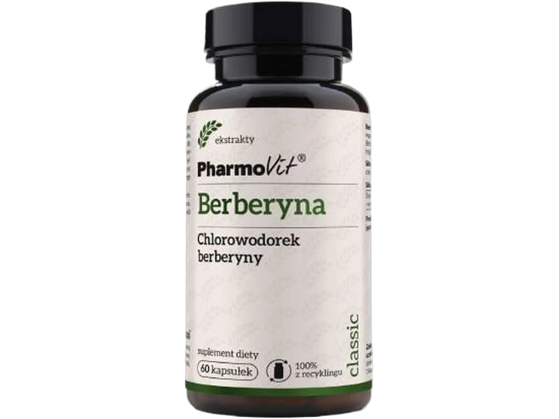 Pharmovit Berberyna, kapsułki, 388 mg, 60 kaps.