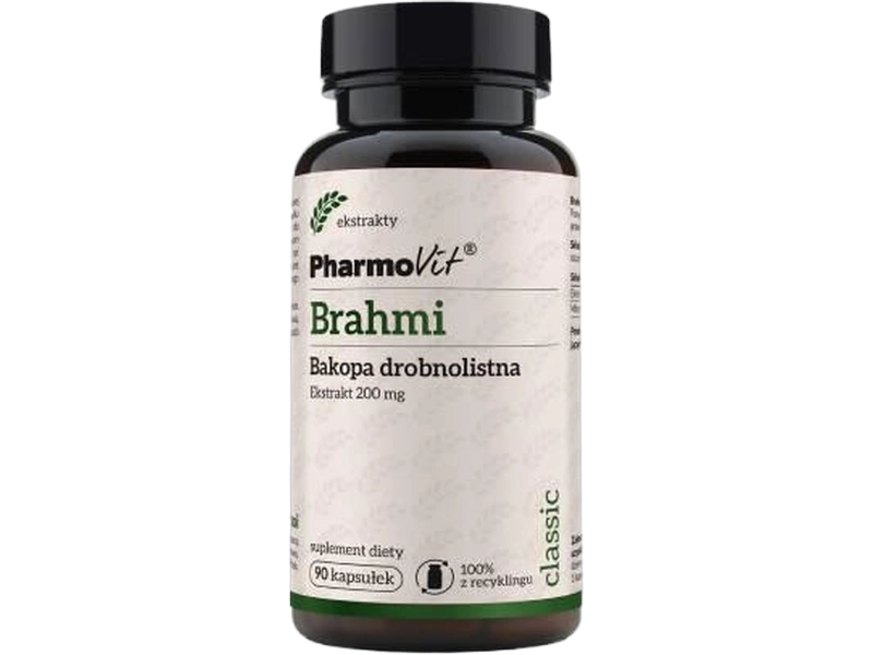 Pharmovit Brahmi, kapsułki, 200 mg, 90 kaps.