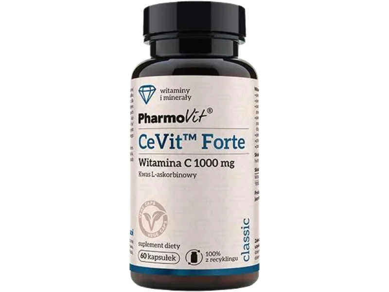 PHARMOVIT CeVit Forte Witamina C, kapsułki, 1000 mg, 60 kaps.