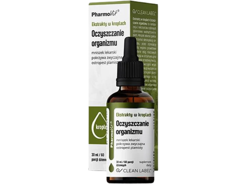 Pharmovit Ekstrakty w kroplach oczyszczanie organizmu, krople, 30 ml
