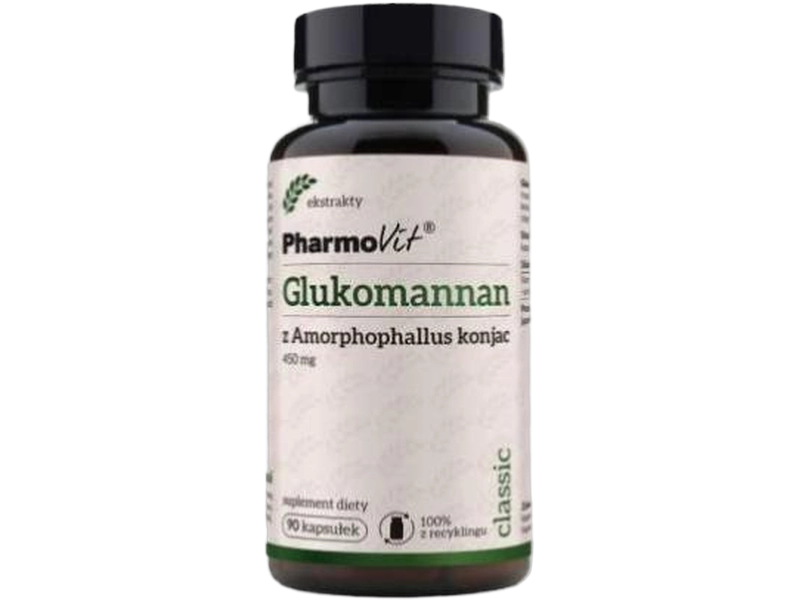 Pharmovit Glukomannan, kapsułki, 900 mg, 90 kaps.