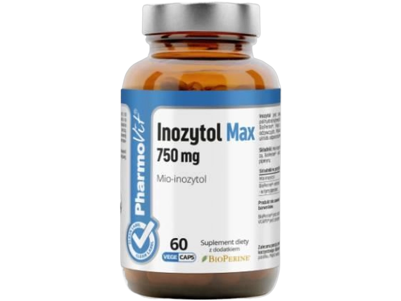 Pharmovit Inozytol Max, kapsułki, 750 mg, 60 kaps.