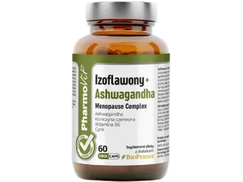 PHARMOVIT Izoflawony + Ashwagandha, kapsułki, 60 kaps.