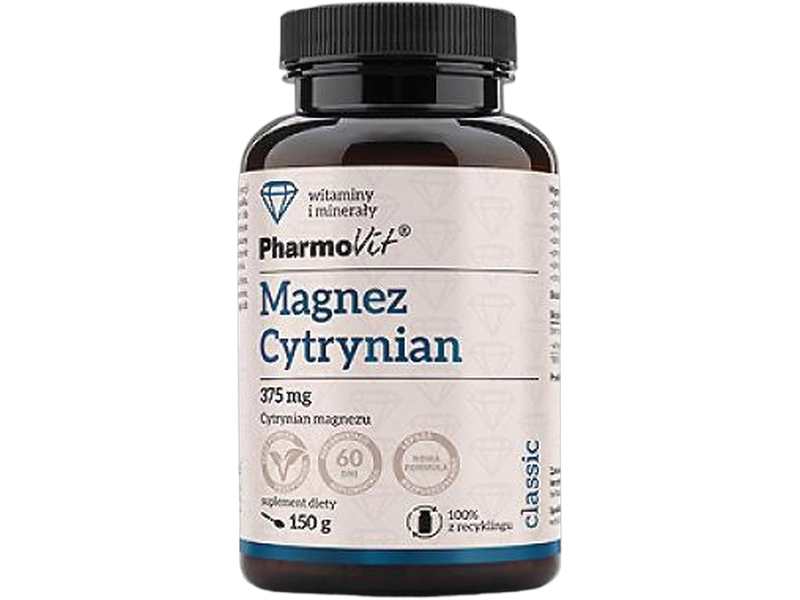 Pharmovit magnez cytrynian, proszek, 375 mg, 150 g