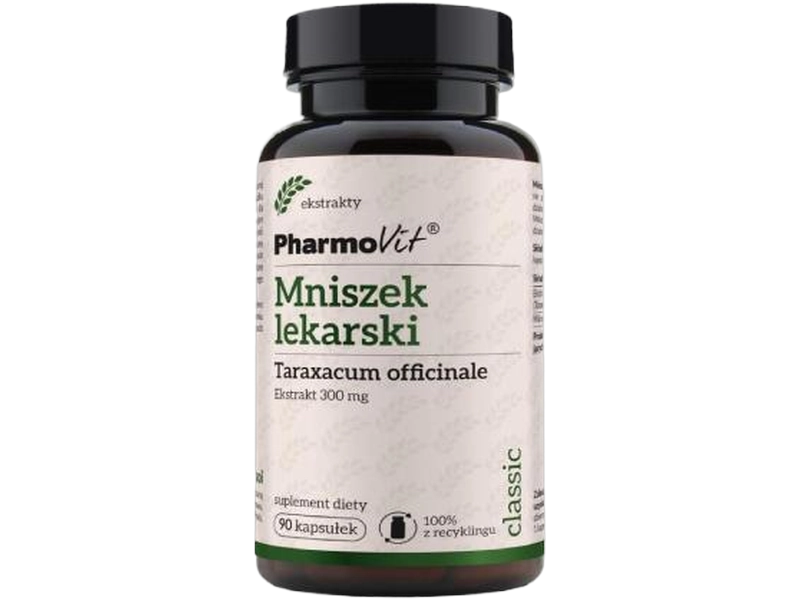 Pharmovit Mniszek lekarski, kapsułki, 300 mg, 90 kaps.