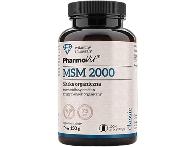 Pharmovit MSM siarka organiczna, proszek, 150 g