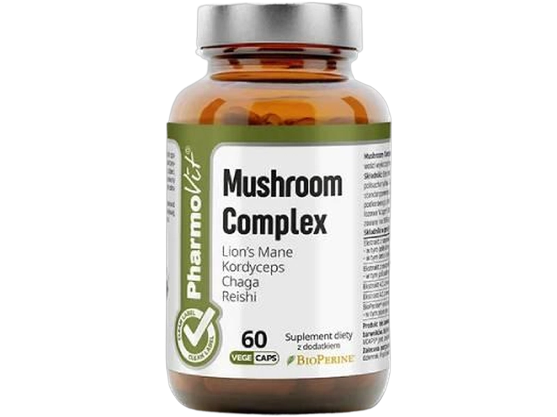 Pharmovit Mushroom Complex, kapsułki, 60 kaps.