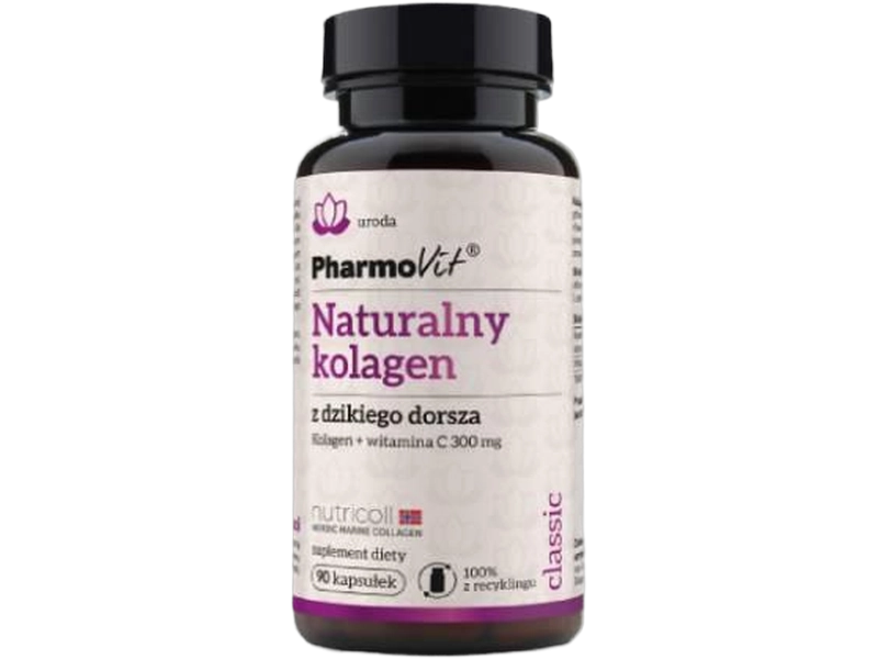 Pharmovit naturalny kolagen z dzikiego dorsza, kapsułki, 90 kaps.